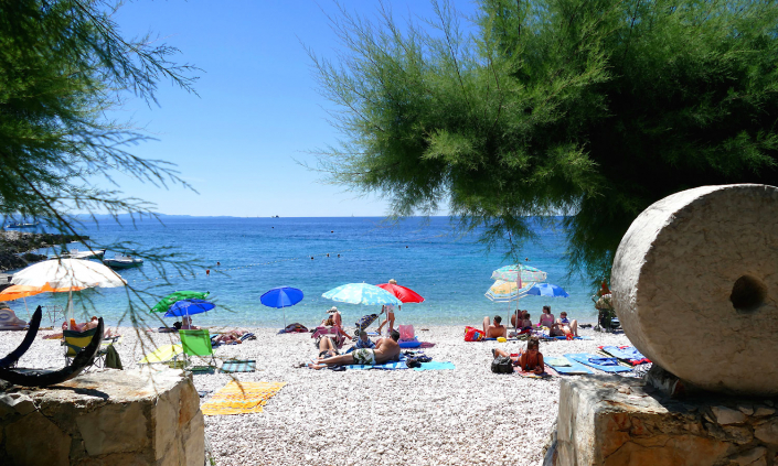 Gostionica Mala Milna Hvar Restaurant Beach Meer Adriatc Mediteran Adria Terrasse 1