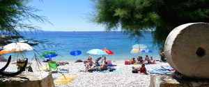 Gostionica Mala Milna Hvar Restaurant Beach Meer Adriatc Mediteran Adria Terrasse 2